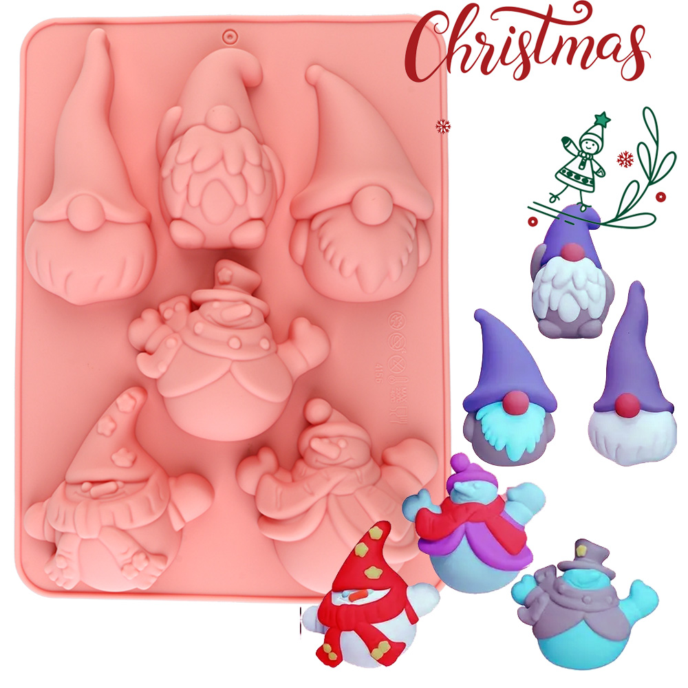 Resin Craft Ideas - Cetakan Kue Natal Bentuk Gnome 6