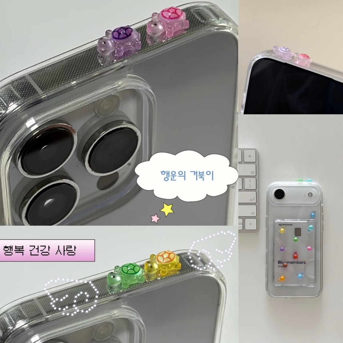 Crafting Resin - 100pcs Kura-kura Mini Bercahaya, Aman, Ramah