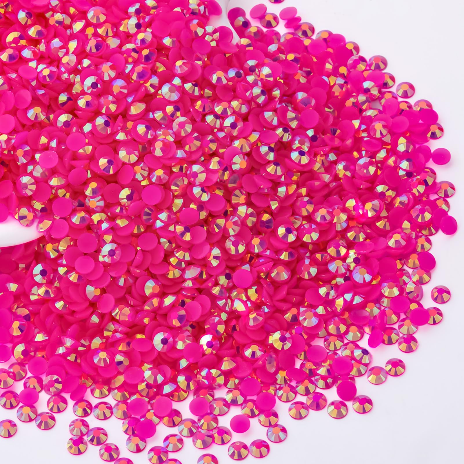 Resin Craft Kit - Rhinestone Resin AB Warna Pink Terang