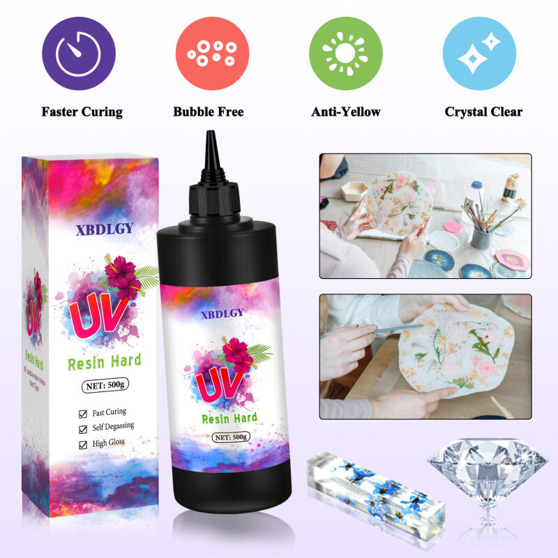 200g/250g/500g Resin UV Lem Ke - Resin Craft Supplies ulasan dan harga