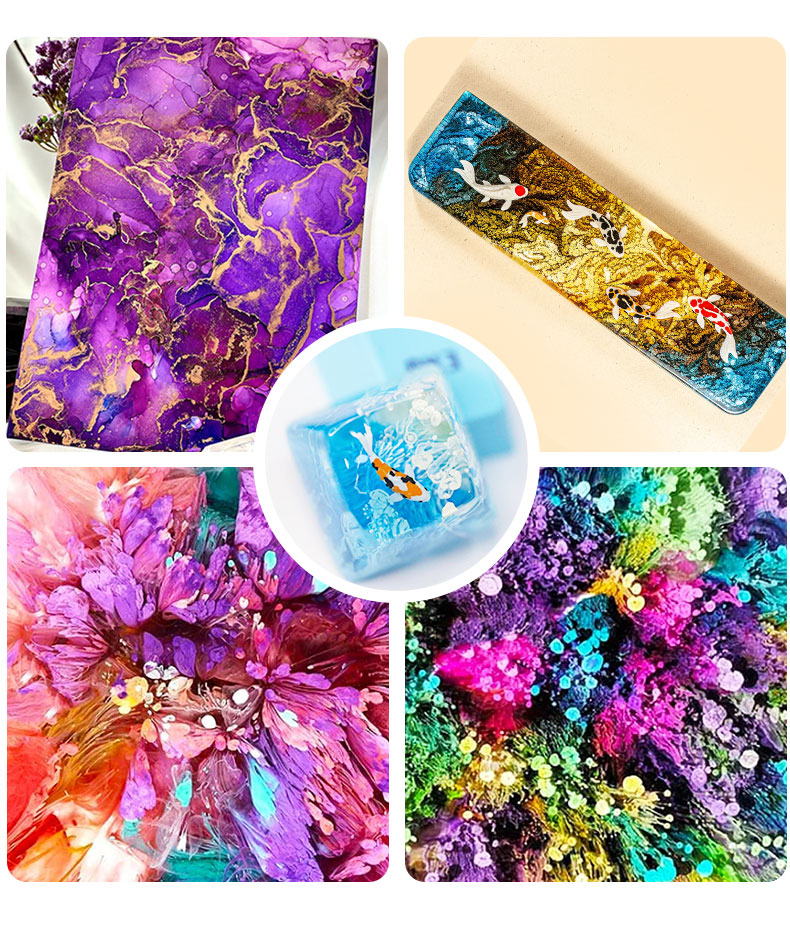 10ml tinta alkohol seni epoksi - Epoxy Uv Resin Kit ulasan dan harga