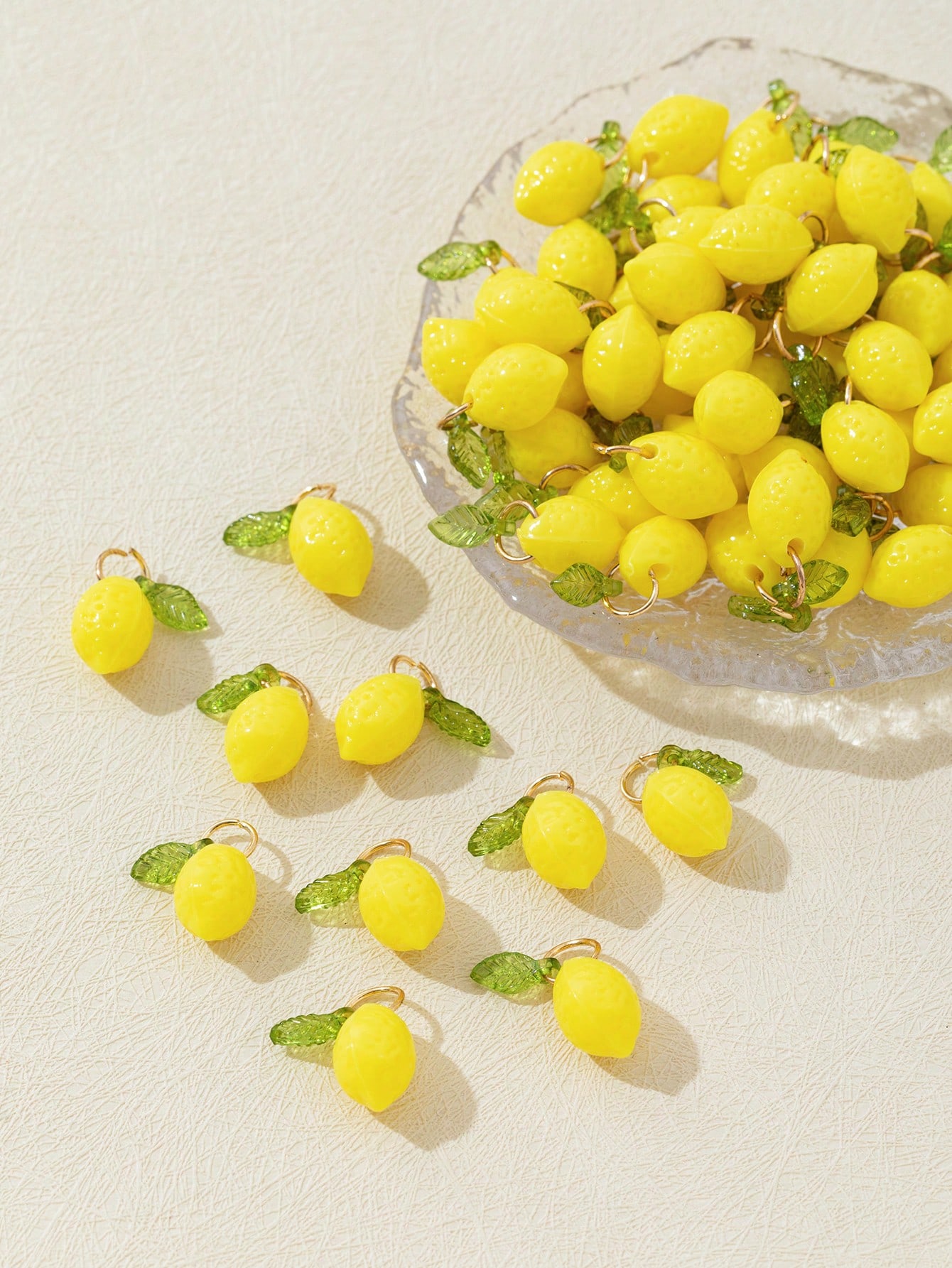 10 Buah Liontin Resin Lemon 3D - Resin Craft Supplies ulasan dan harga