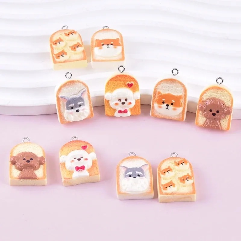10 Buah Liontin Resin Anjing R - Resin Craft Supplies ulasan dan harga