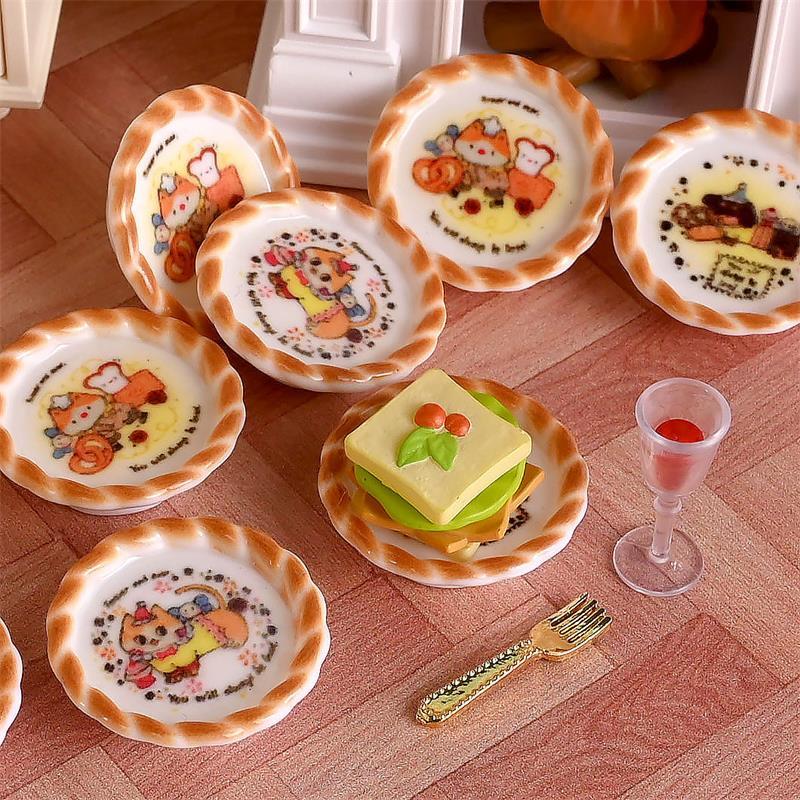 10 Buah/Set Rumah Boneka Minia - Resin Craft Kit ulasan dan harga