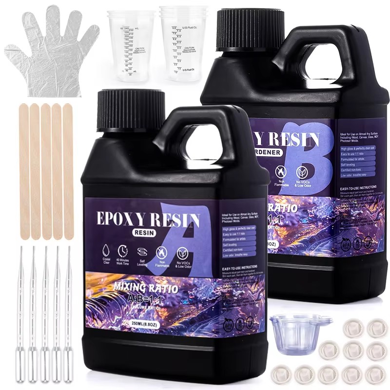 Campuran Mudah 1:1 Kit Resin E - Epoxy Uv Resin Kit ulasan dan harga