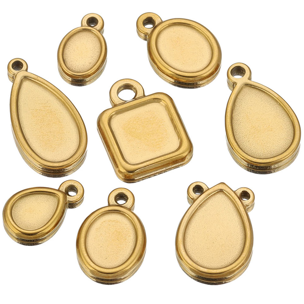 5 pcs Baki Liontin Persegi, Bu - Resin Craft Supplies ulasan dan harga
