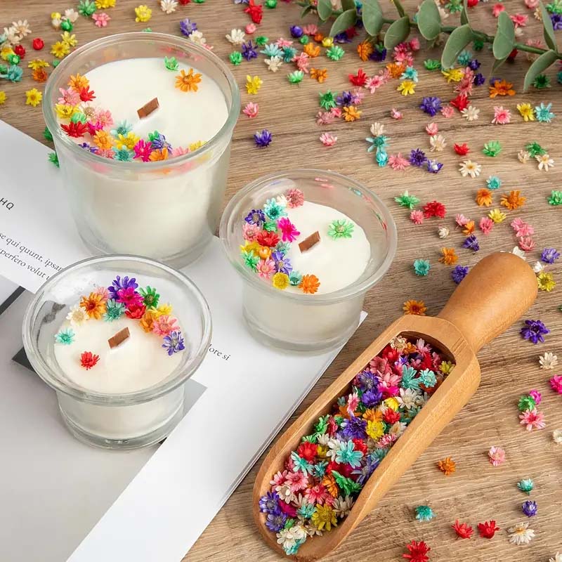 Bunga warna-warni campuran unt - Resin Craft Ideas ulasan dan harga