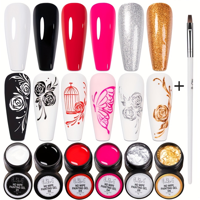AWStorG lukisan Gel, 7 buah/se - Resin Glitter Pack ulasan dan harga