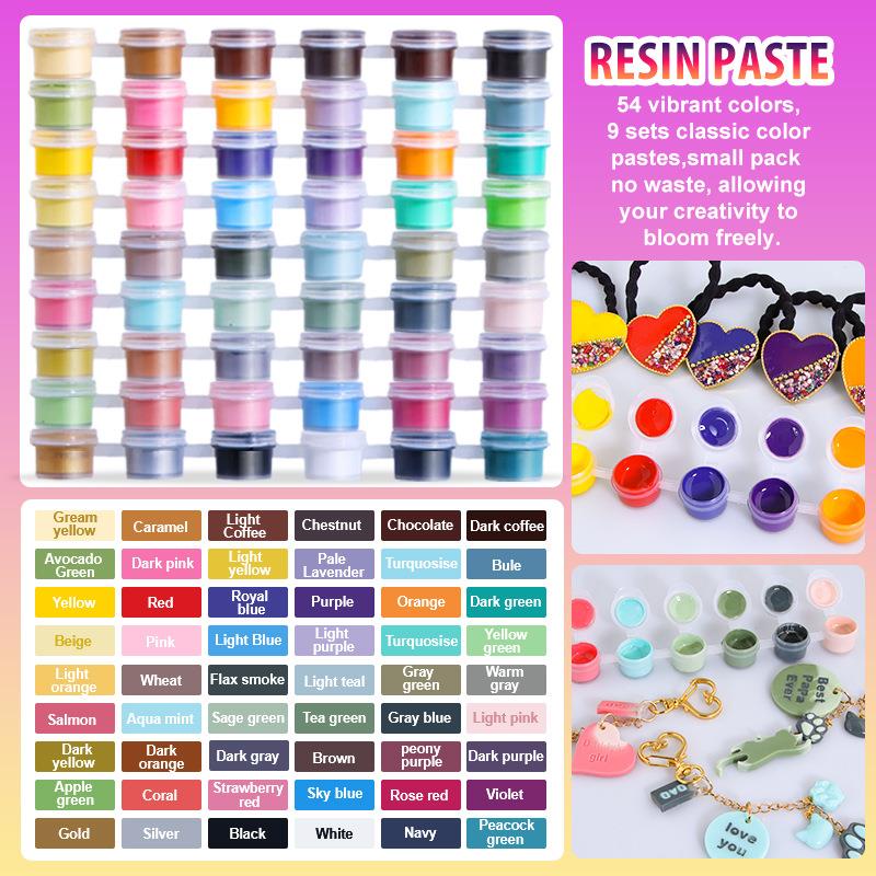 6 Warna/Set Pigmen Pasta UV Re - Resin Pigment Set ulasan dan harga