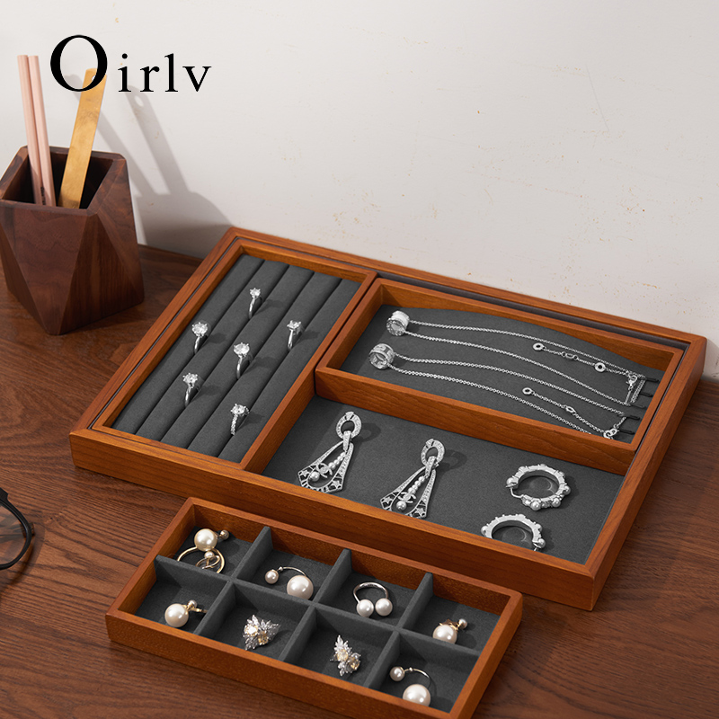 Oirlv rak penyimpanan perhiasa - Wood Ring Blank ulasan dan harga