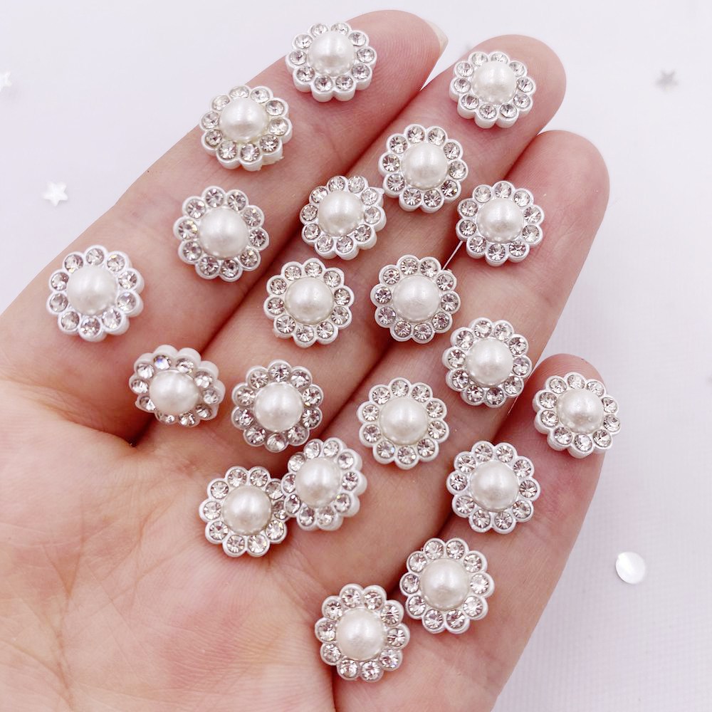 50 Buah Bunga Resin Bulat Muti - Resin Craft Ideas ulasan dan harga