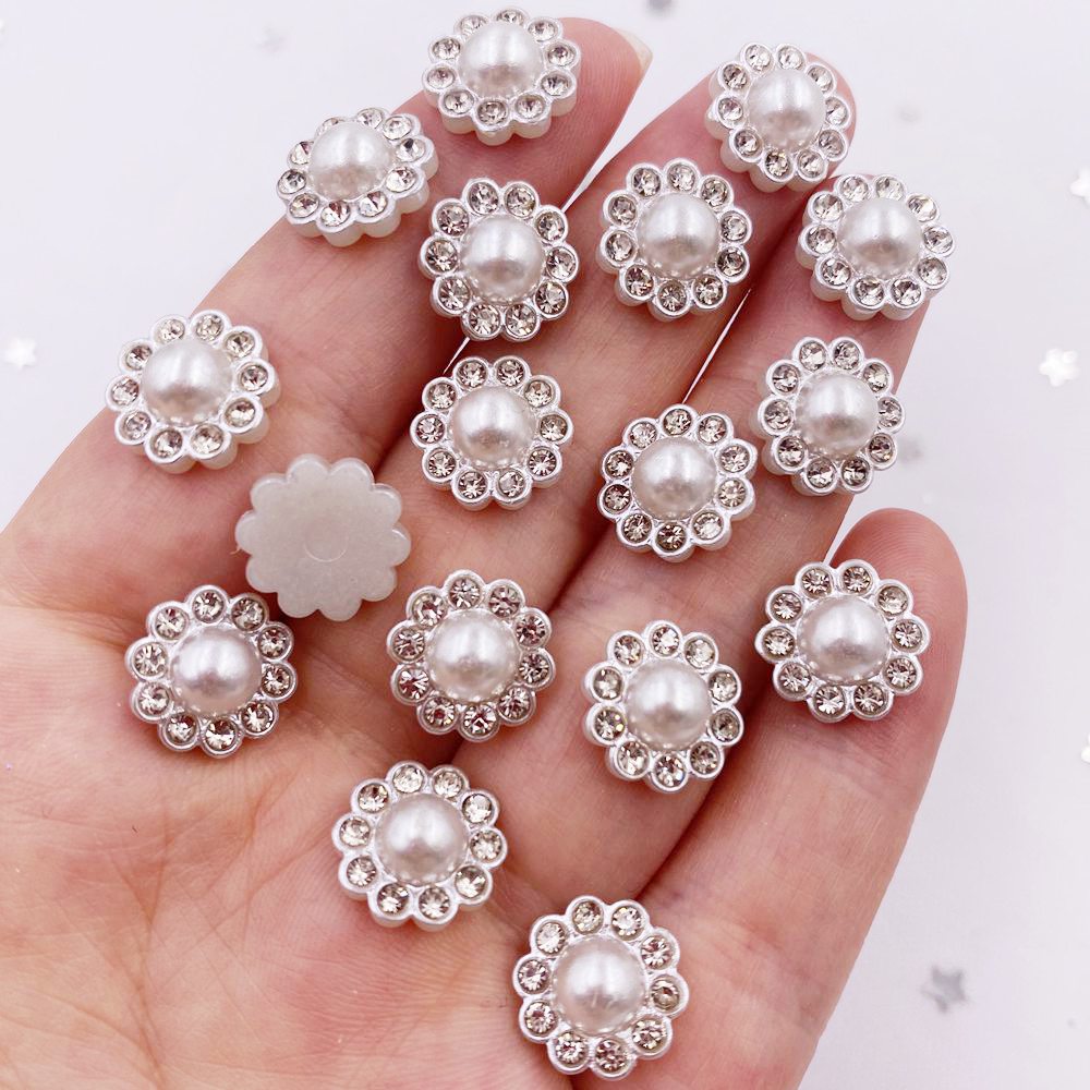 50 Buah Bunga Resin Bulat Muti - Resin Craft Ideas ulasan dan harga